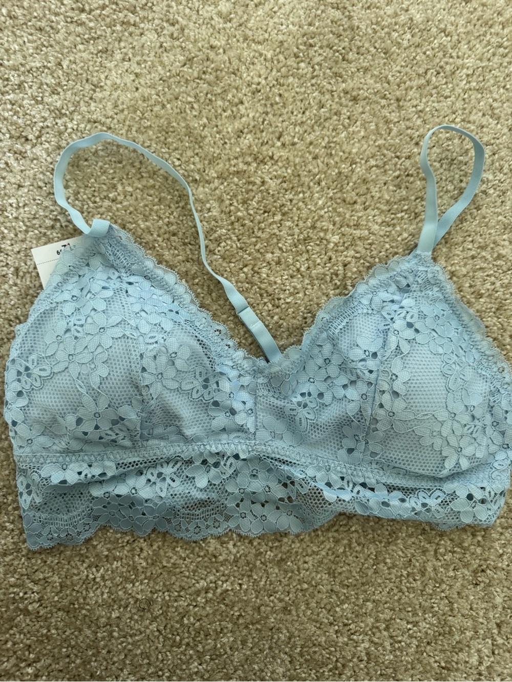 Forever 21 Light Blue Lace Bralette